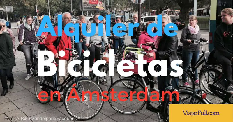 alquiler de bicicletas en amsterdam