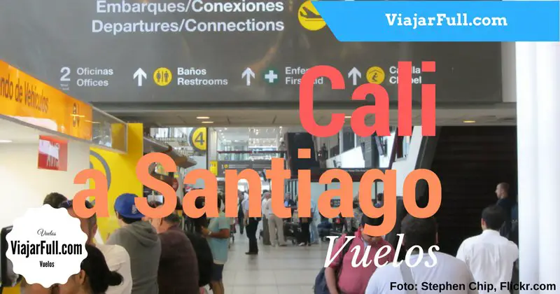 tiempo vuelos Cali a Santiago de Chile duracion