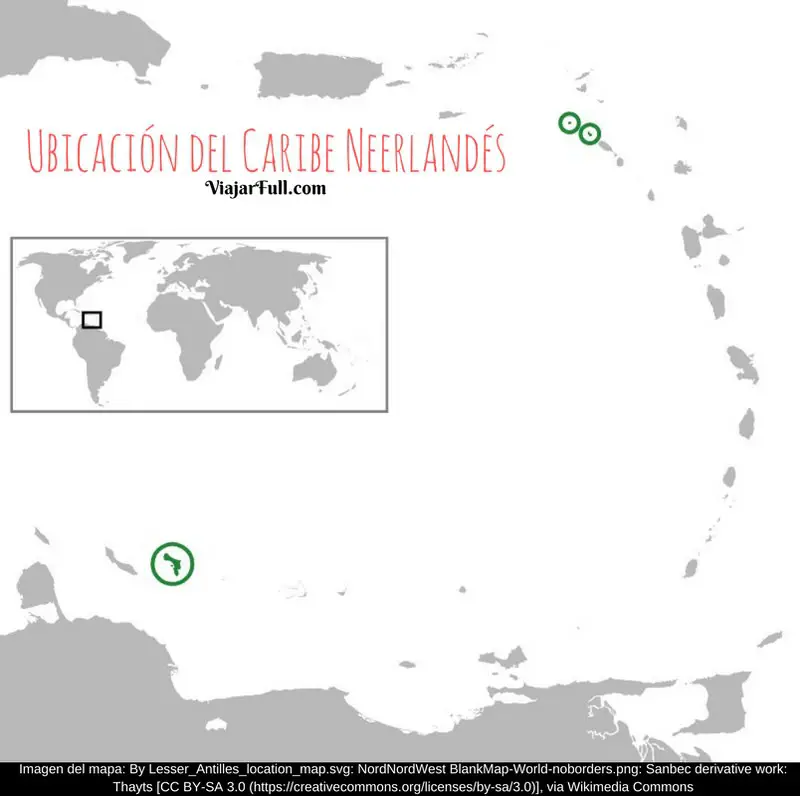 Caribe Neerlandes ubicacion