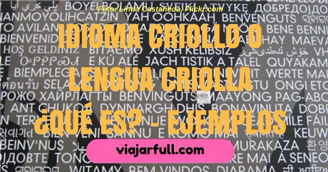 Idioma criollo o lengua criolla Que es Ejemplos