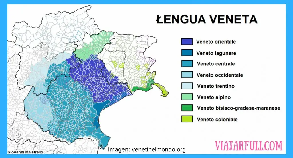 idioma veneto y lengua veneta en Italia