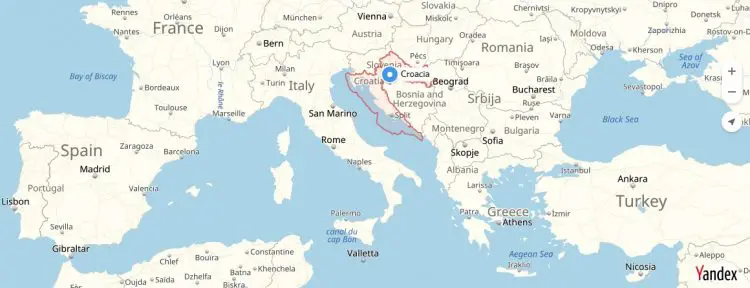 Croacia lejos