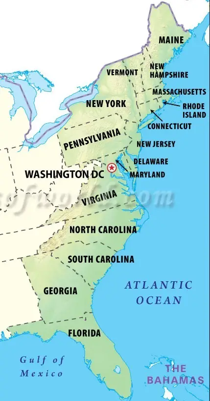 costa-este-Estados-Unidos-mapa