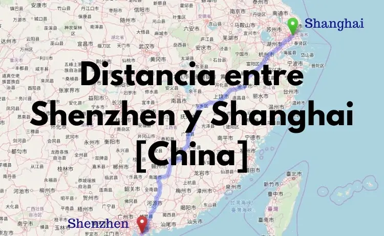 distancia-entre-Shenzhen-y-Shanghai-China