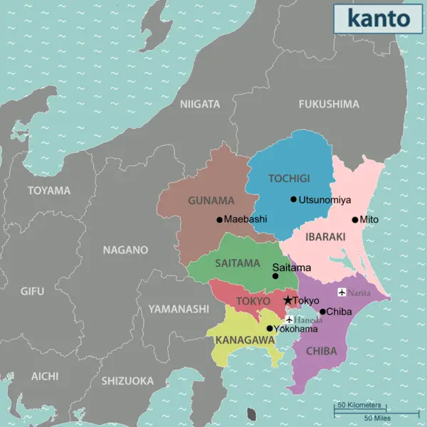 Kanto mapa