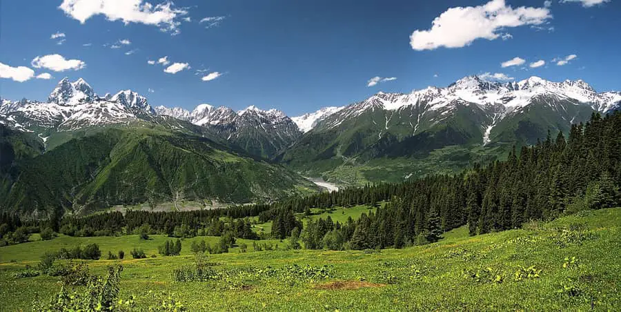 Cordillera del Cáucaso, Europa Oriental 